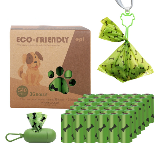 BioPaws Waste Bags: EPI Biodegradable with Dispenser - Eco-Friendly Dog Clean-Up!